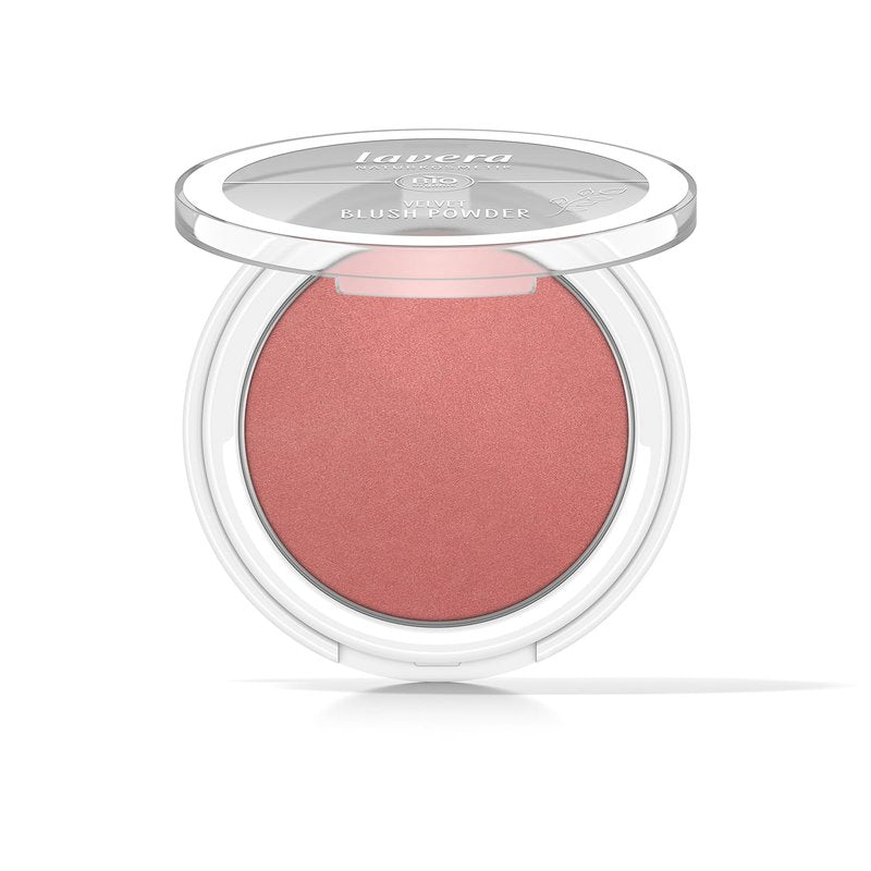 lavera Velvet Blush Powder - Pink Orchid 02 - pink - almond oil & vitamin E - shimmering - velvety texture (1 x 5g)