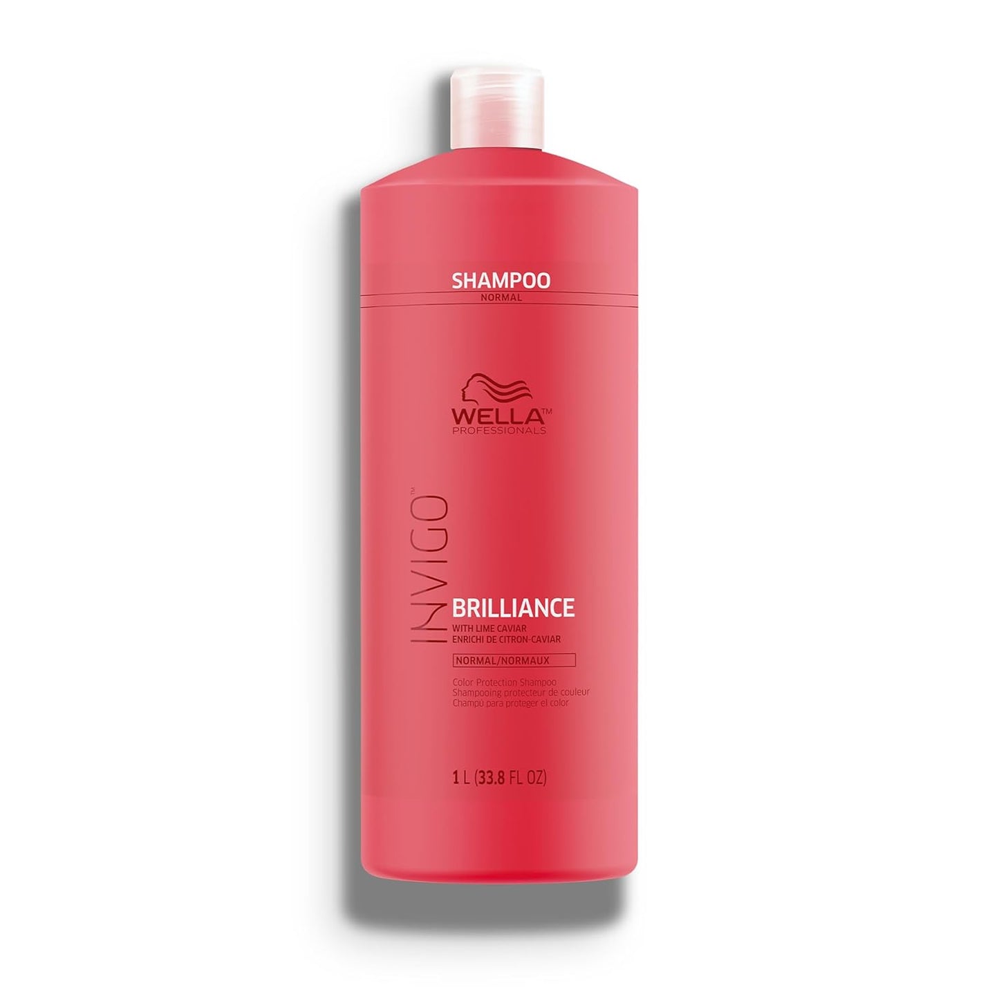 Wella Professionals Invigo Brilliance Shampoo - Color Care for Fine/Normal Hair | Daily Wash with Lime Caviar