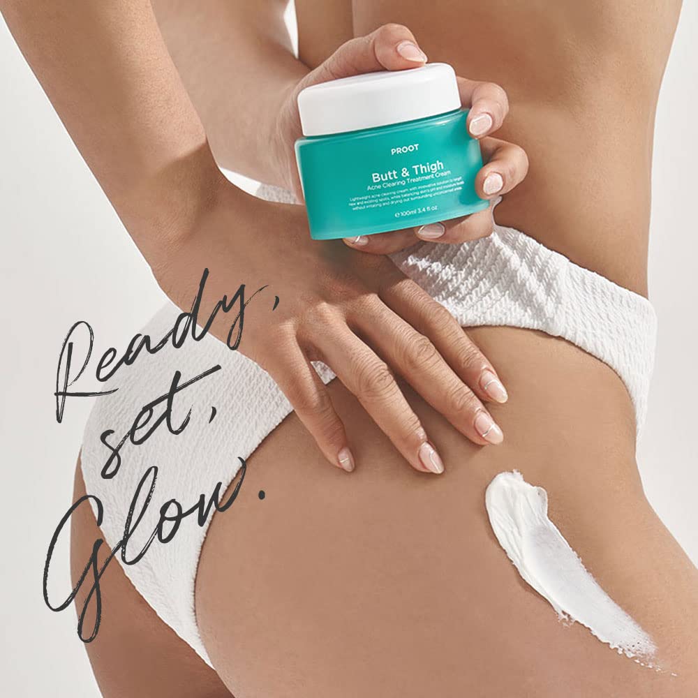 Butt Acne Spot Cream & Butt Acne & Ingrown Hair Serum | | AHA & BHA Butt Acne and Ingrown Hair Cream and Serum for Bikini Area | After Waxing Skin Care