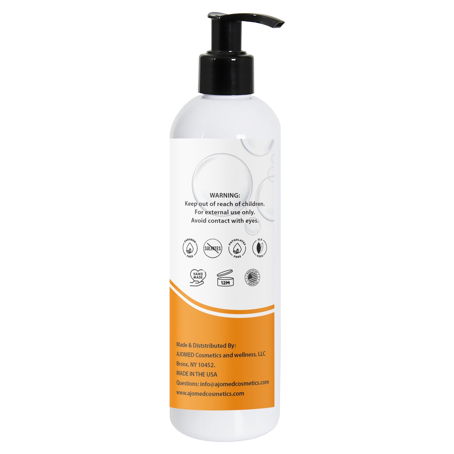 AJOMED COSMETICS Tallow & Goat Milk Body Wash, handmede body soap Moisturizing and Cleansing for All Skin Types 12 oz (Regular)