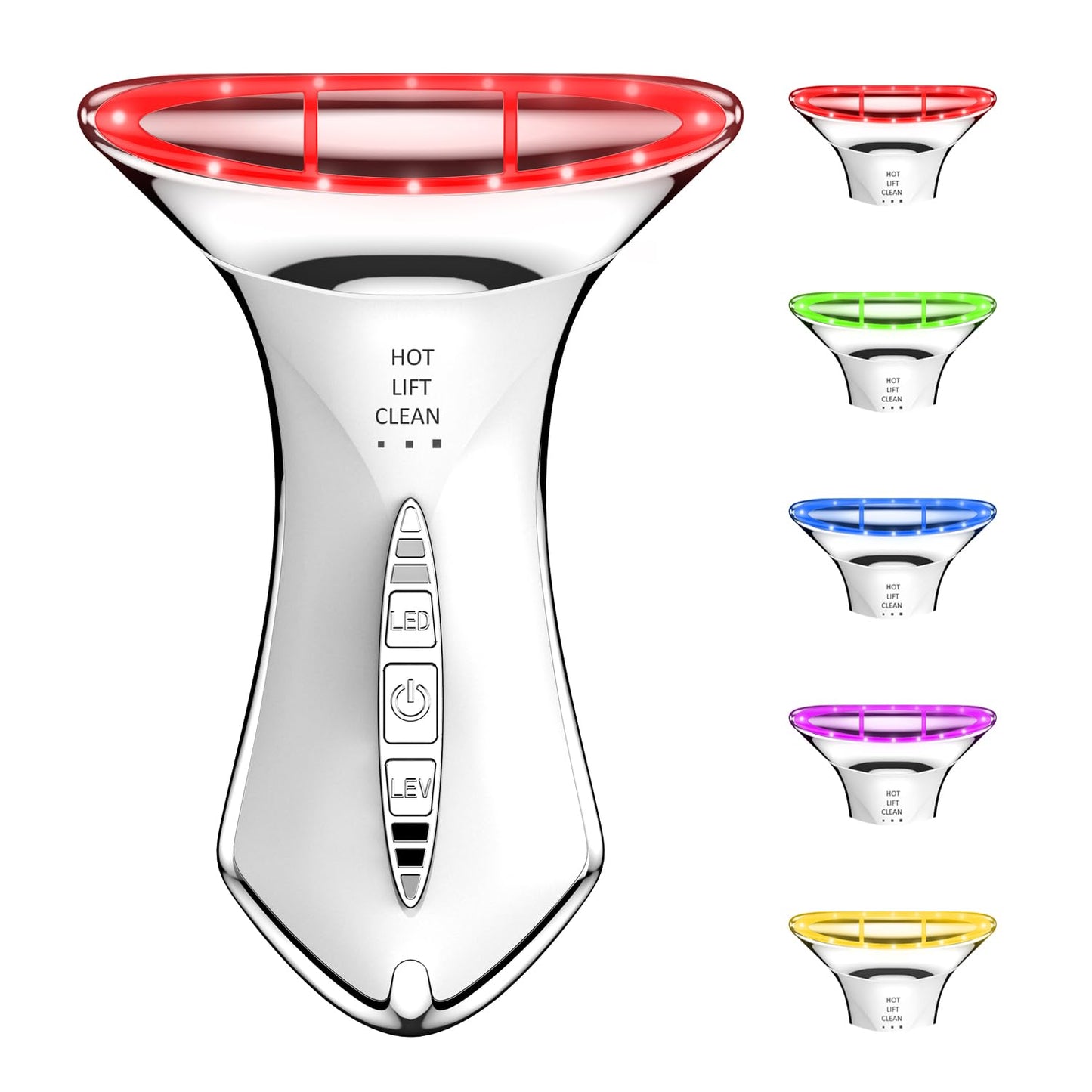 5 color beauty device for face and neck