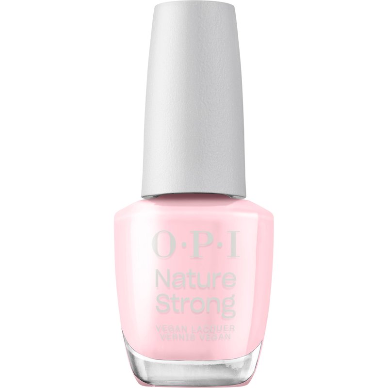 OPI Nature Strong Blossom Into Awesome | Semi-Sheer Soft Warm Pink Crème Natural Origin Nail Polish LE | Plant Based, Vegan, Cruelty Free