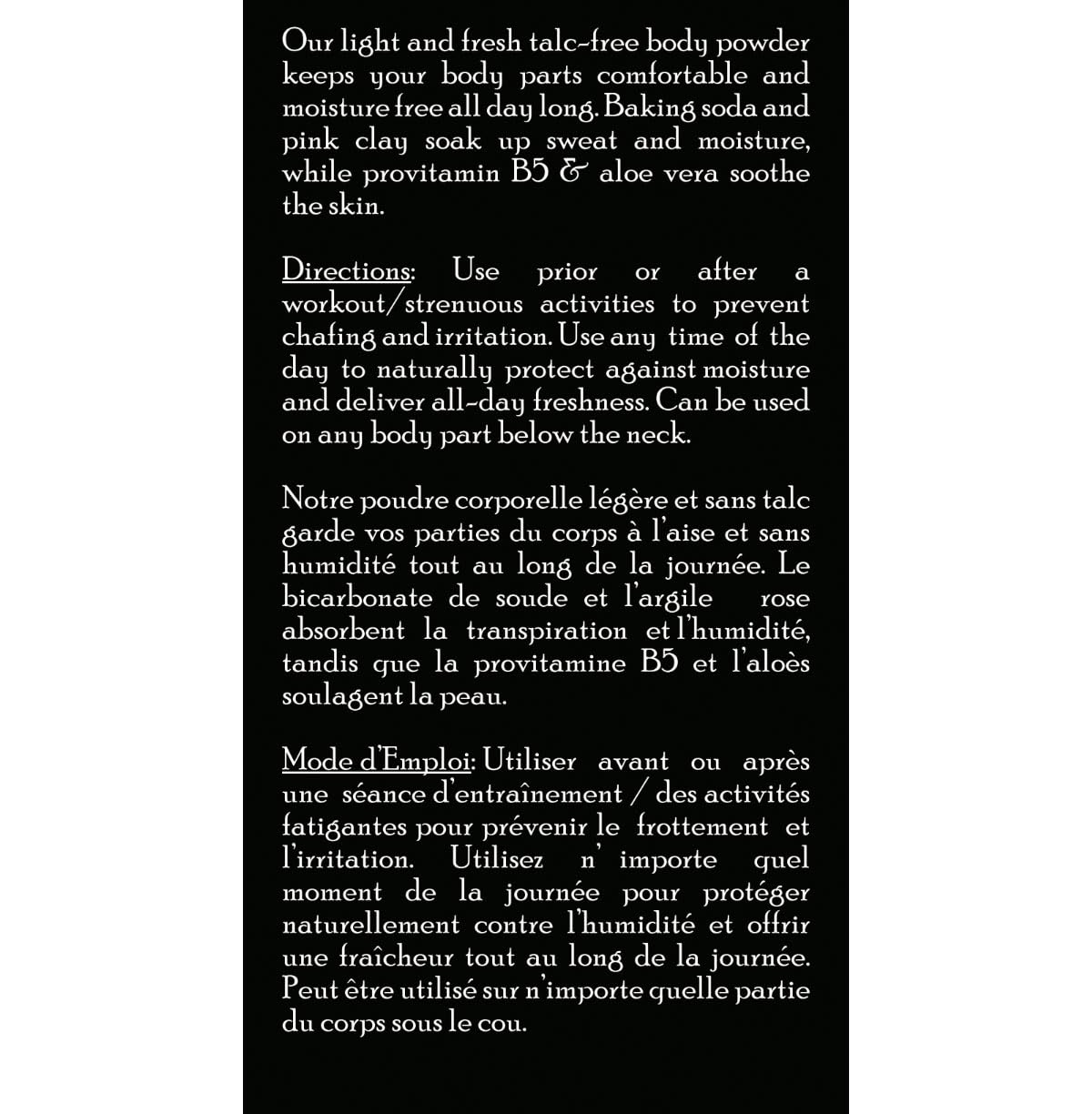 Brickell Men's Products Stay Fresh Body Powder for Men, Talc-Free, Absorbs Sweat, Keeps Skin Dry, with Aloe, Pro-Vitamin B5, and Corn Starch, 5 oz, Scented