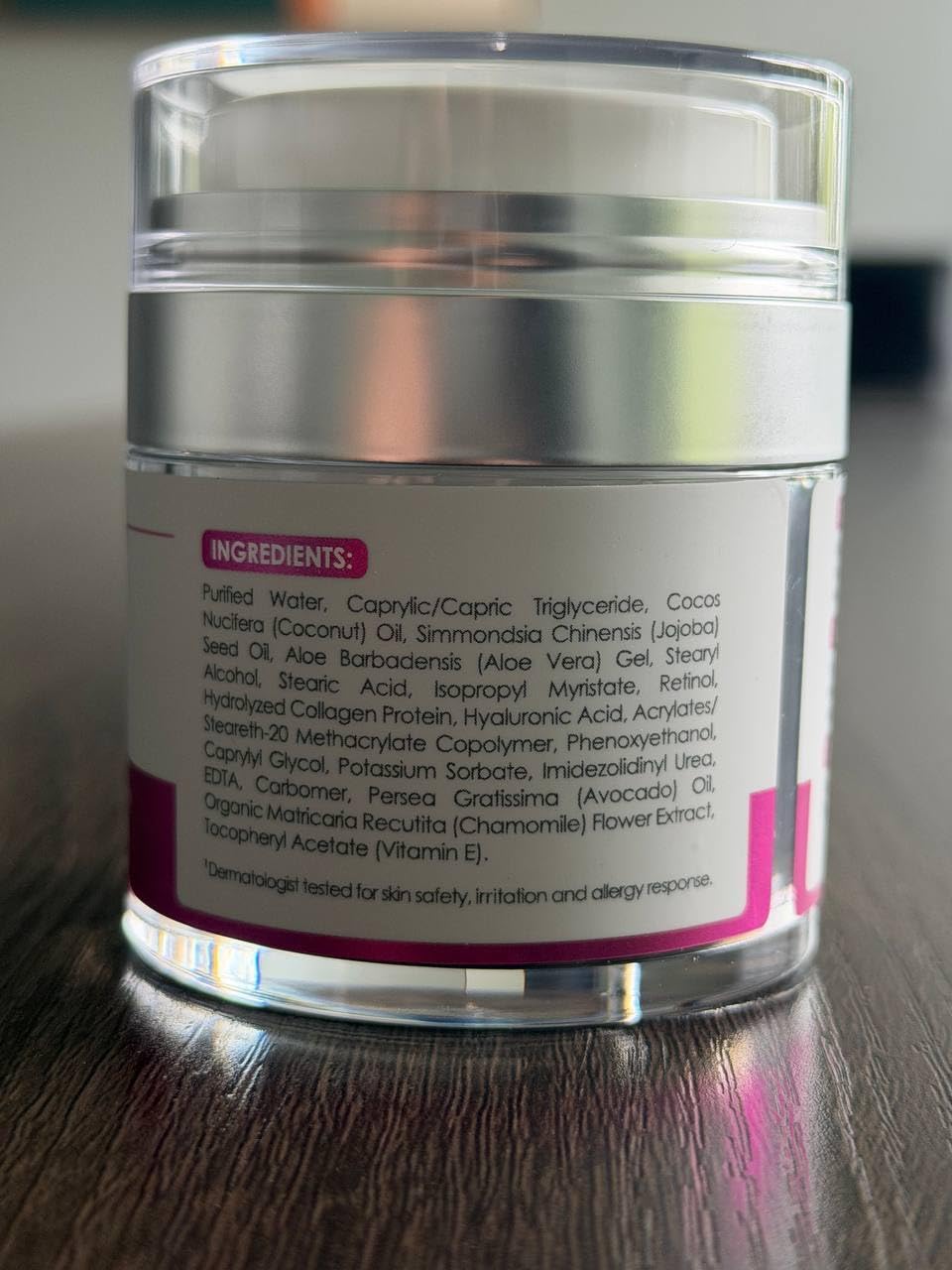 Neck Firming Cream - Natural Anti-Aging Facial Moisturizer with Retinol & Hyaluronic Acid | Day & Night Use