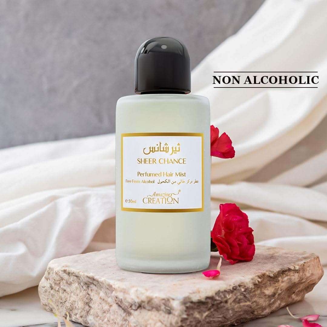 Sheer Chance Alcohol-Free Perfumed Hair Mist - 1.7 FL Oz | Lightweight Fragrance for All Hair Types