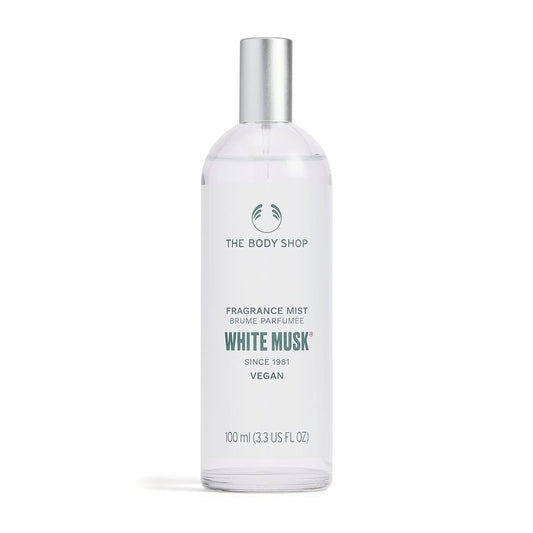 The Body Shop Musk Body Mist | Refreshing Body Spray, Lightweight, For All Skin Types | Vegan, 100 ml / 3.3 oz (White Musk)