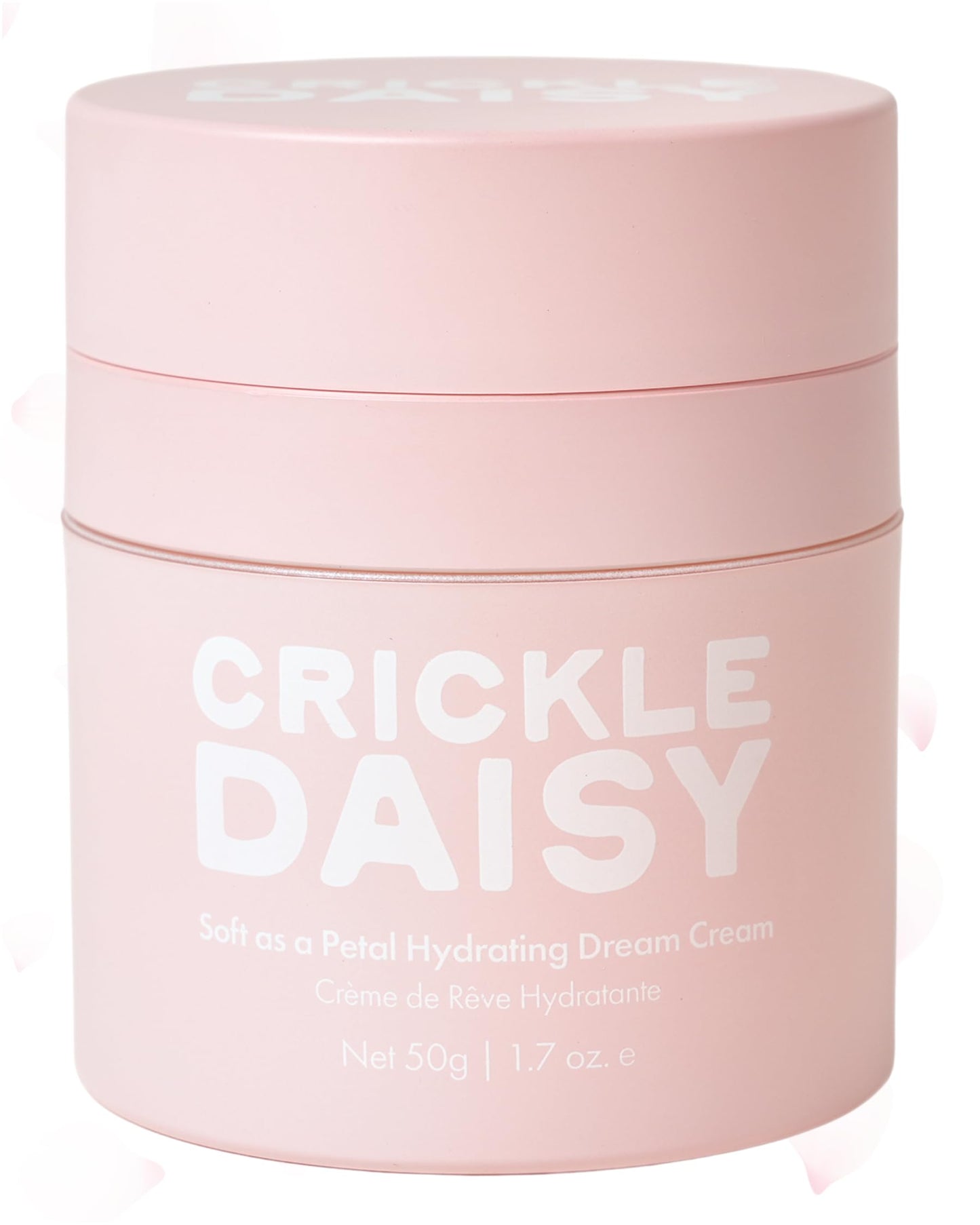 Crickle Daisy Hydrating Face Cream - Soothing & Nourishing Moisturizer with Hyaluronic Acid, Niacinamide & Willow Bark Extract. Suitable for Sensitive Skin. Fragrance Free. Made in the USA, 1.7 oz