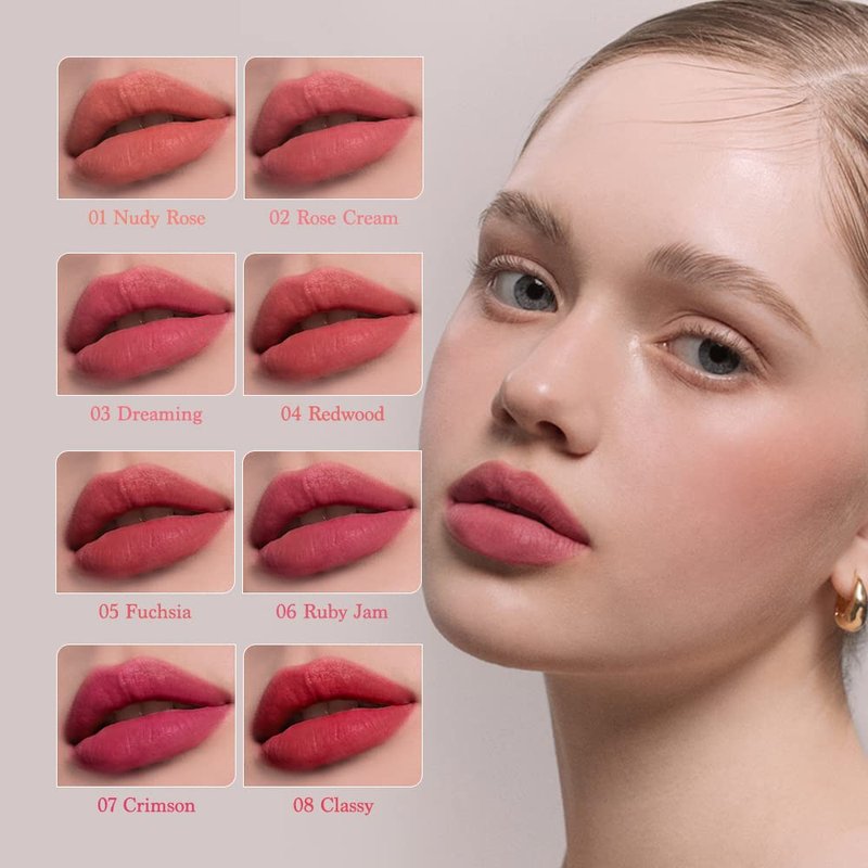 dasique Cream De Rose Tint (13 Mauve Taupe) | AMAZON US ONLY | Velvet Cream Matte Lip Stain, Infused with Rose Water | Vegan