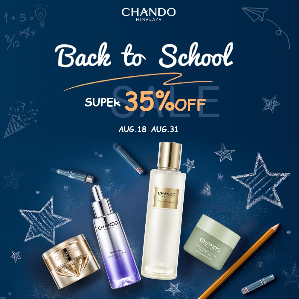 CHANDO HIMALAYA Advanced Repair Face Serum (35mL/1.18oz) - Anti Aging Hydrating Essence with Rose Extract & Hyaluronic Acid & Peptide for Renew Resurfacing, Visibly Hydrates & Plumps Skin