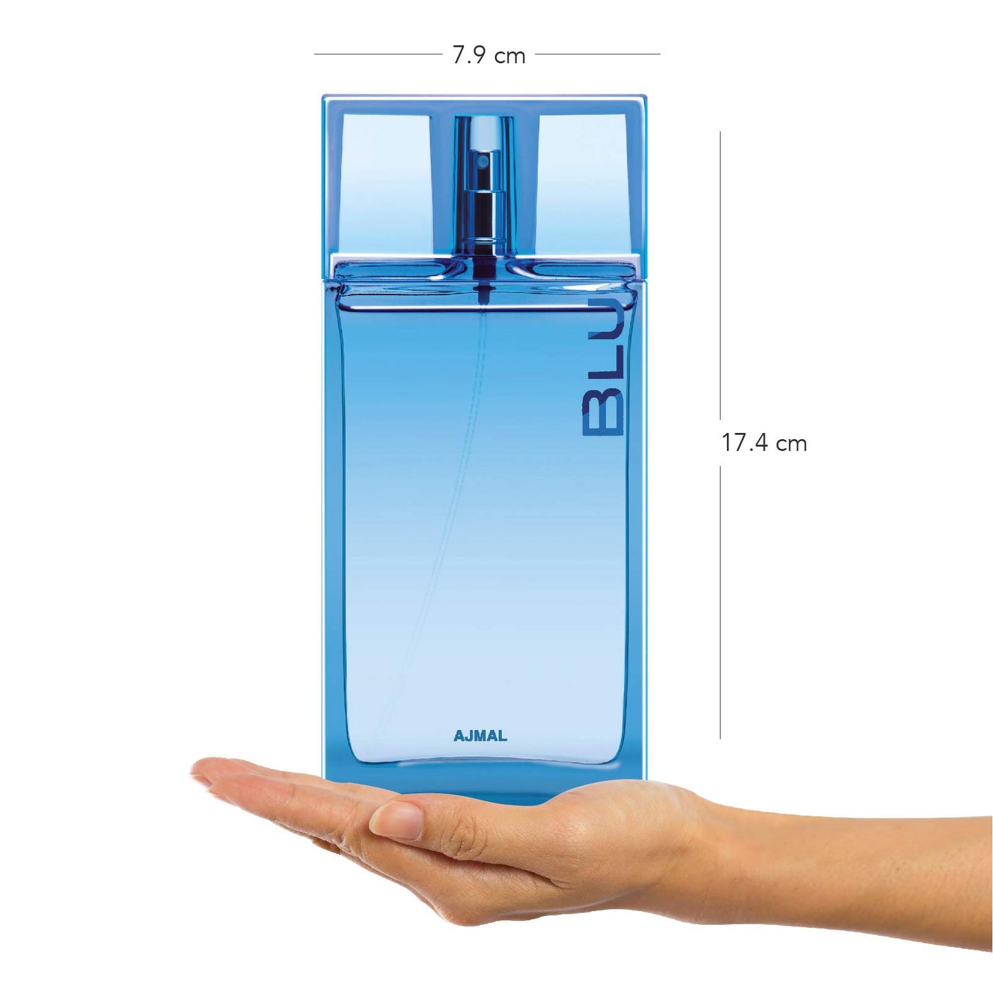 Ajmal Blu EDP Original, 90 mL, transparent