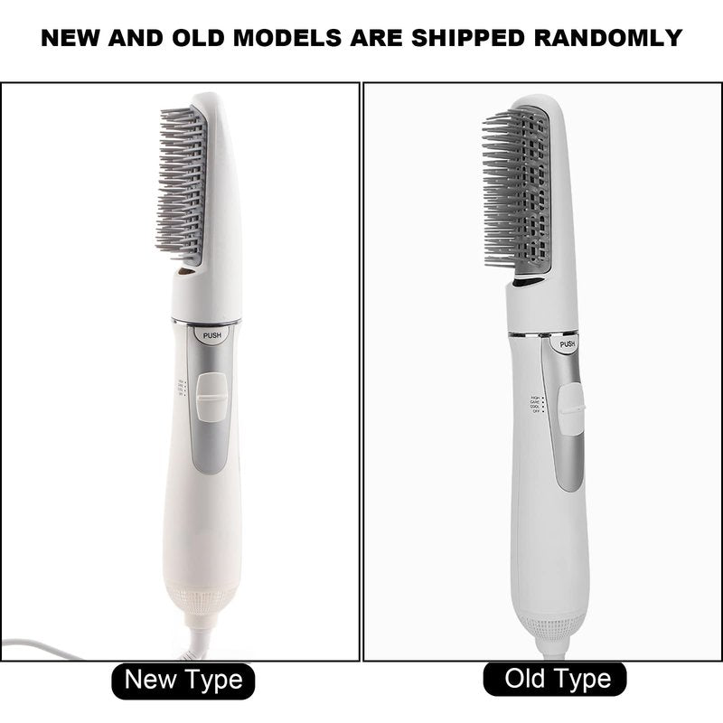 ZJchao 2 in 1 Hair Dryer Brush, Negative Ion Anti-frizz Hot Air Brush Blower, Professional Electric Household Hair Curling Comb, Protable Hair Dryer Comb Machine
