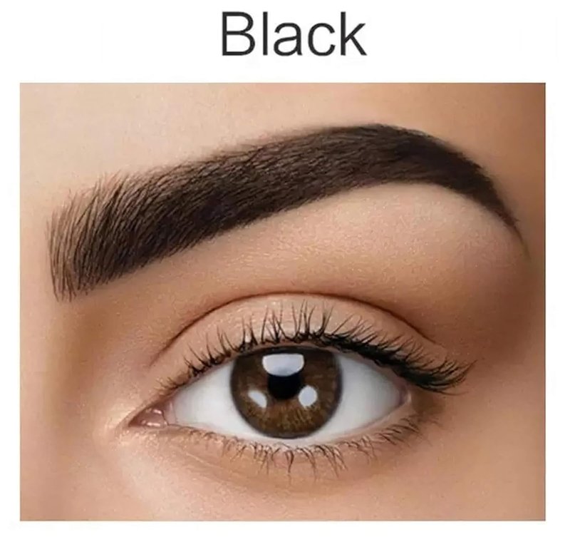 Revers Cream Hair Dye with Argan Oil and Castor Oil, Eyelash and Eyebrow tint , Black Color