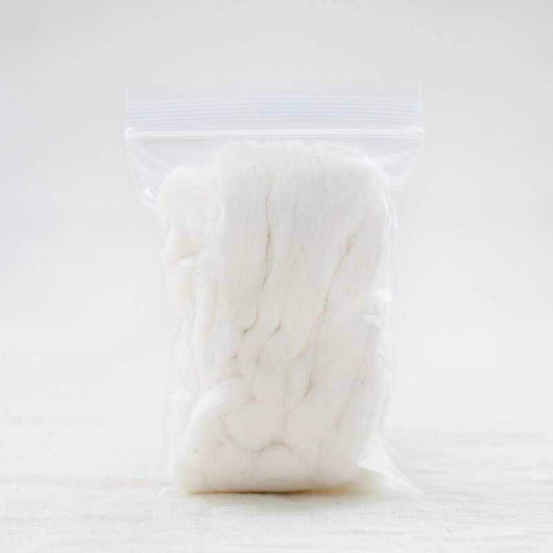 Japanese Organic Cotton Sliver 13 Feets 100% Organic Unbleached [Made in Japan] (8 Packs)