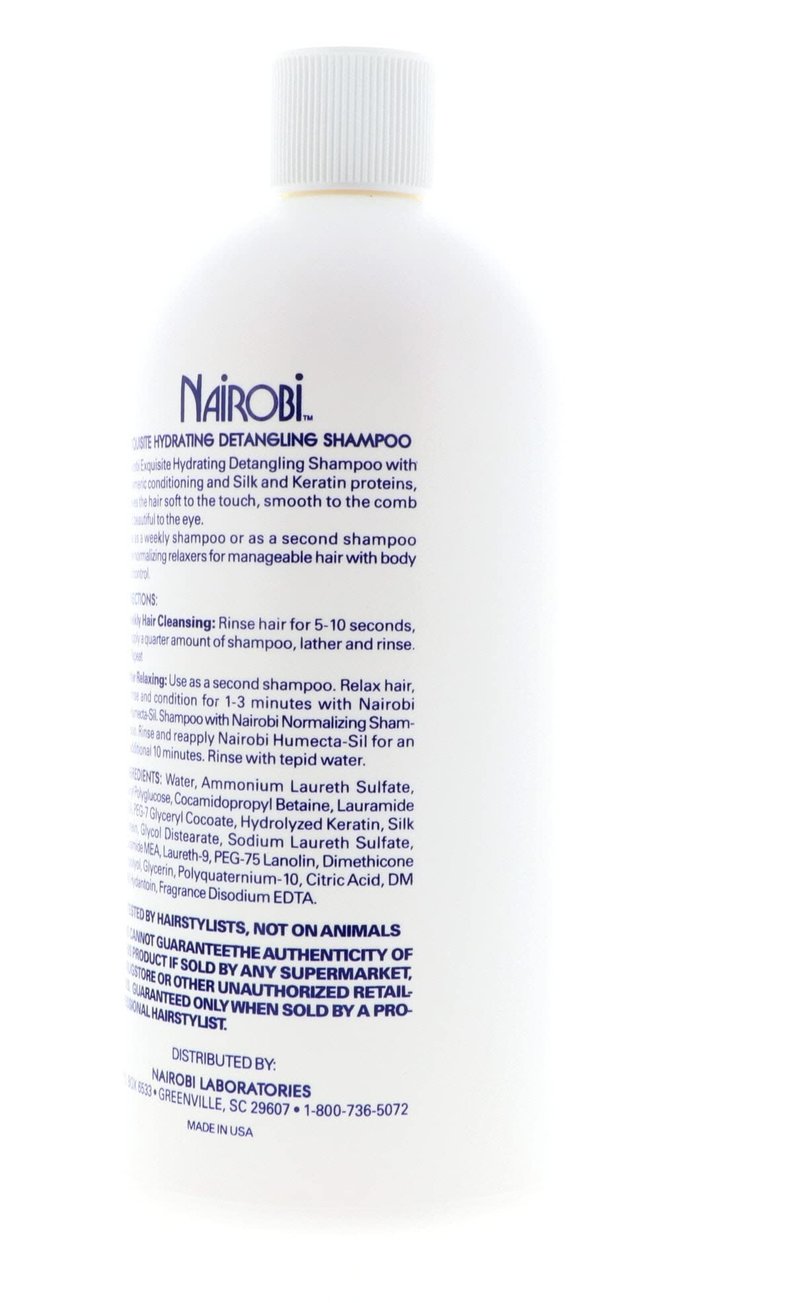 Nairobi Exquisite Hydrating Detangling Shampoo for Unisex, 32 Ounce by Nairobi