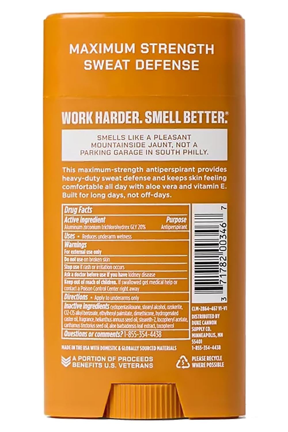 Duke Cannon Trench Warfare® Men’s Antiperspirant Deodorant