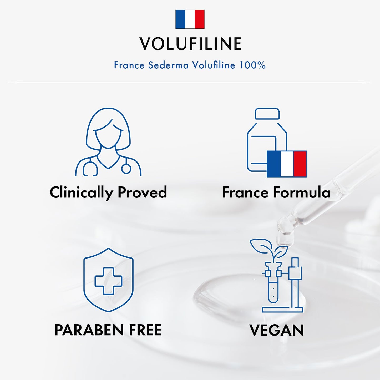 TOSOWOONG Volufiline Serum, 100% France Sederma Volufiline Concentrate for Plumping, Skin firming, Boost and Glass skin, glow Skincare for Face, lip and body, 11ml 0.37 fl. oz.