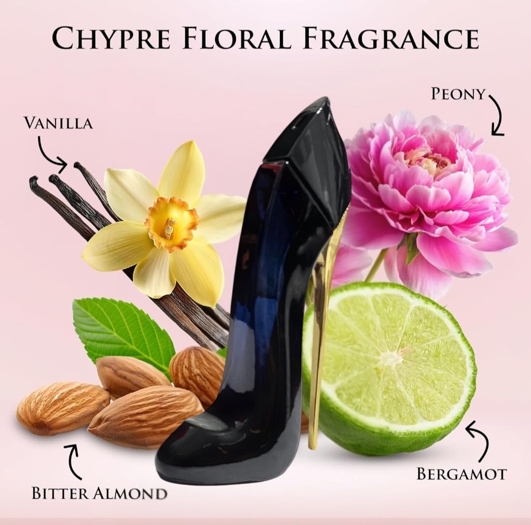 Perfume Gift Set for Women - 5-Piece Eau de Parfum Collection with Luxurious High Heel Bottle, Body Lotion, Mist & Shower Gel | 2.7 fl oz
