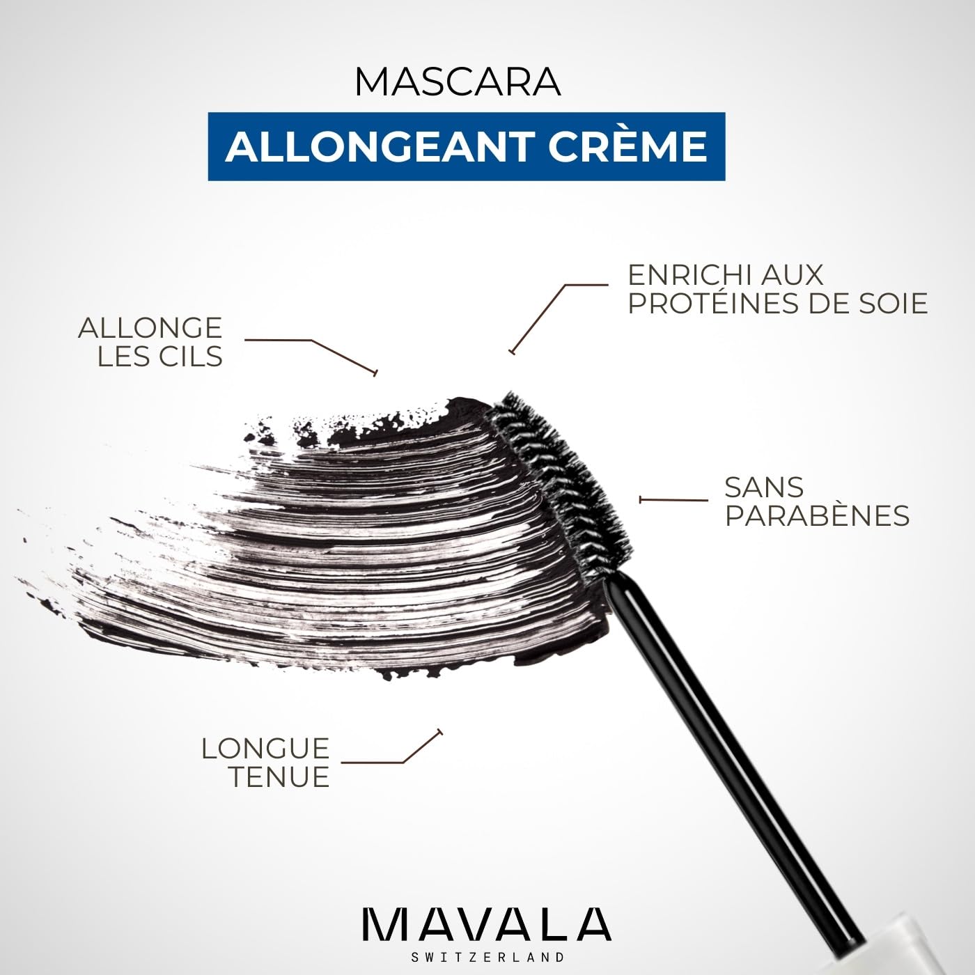 Mavala Mascara Creamy, Brown, 0.32 Ounce