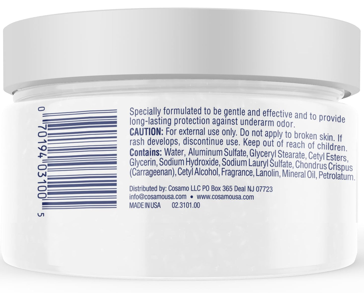 Tussy Cream Deodorant - Powder Fresh: 1.7 OZ