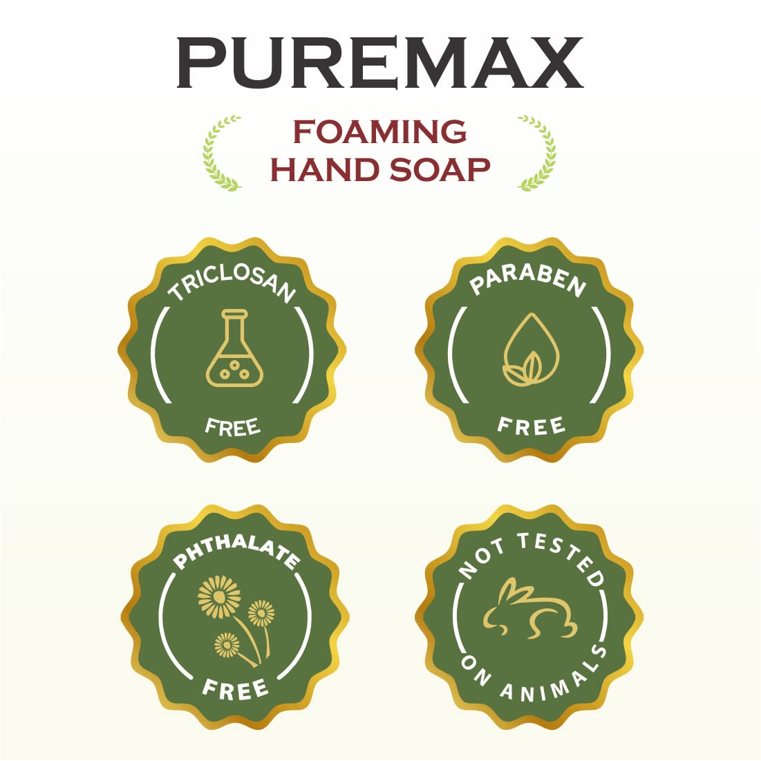 Puremax Foaming Hand Soap Refills made with Essential Oils | Honeysuckle | Gentle, Moisturizing | Made in USA | 128 Fl Oz (1 Gallon)