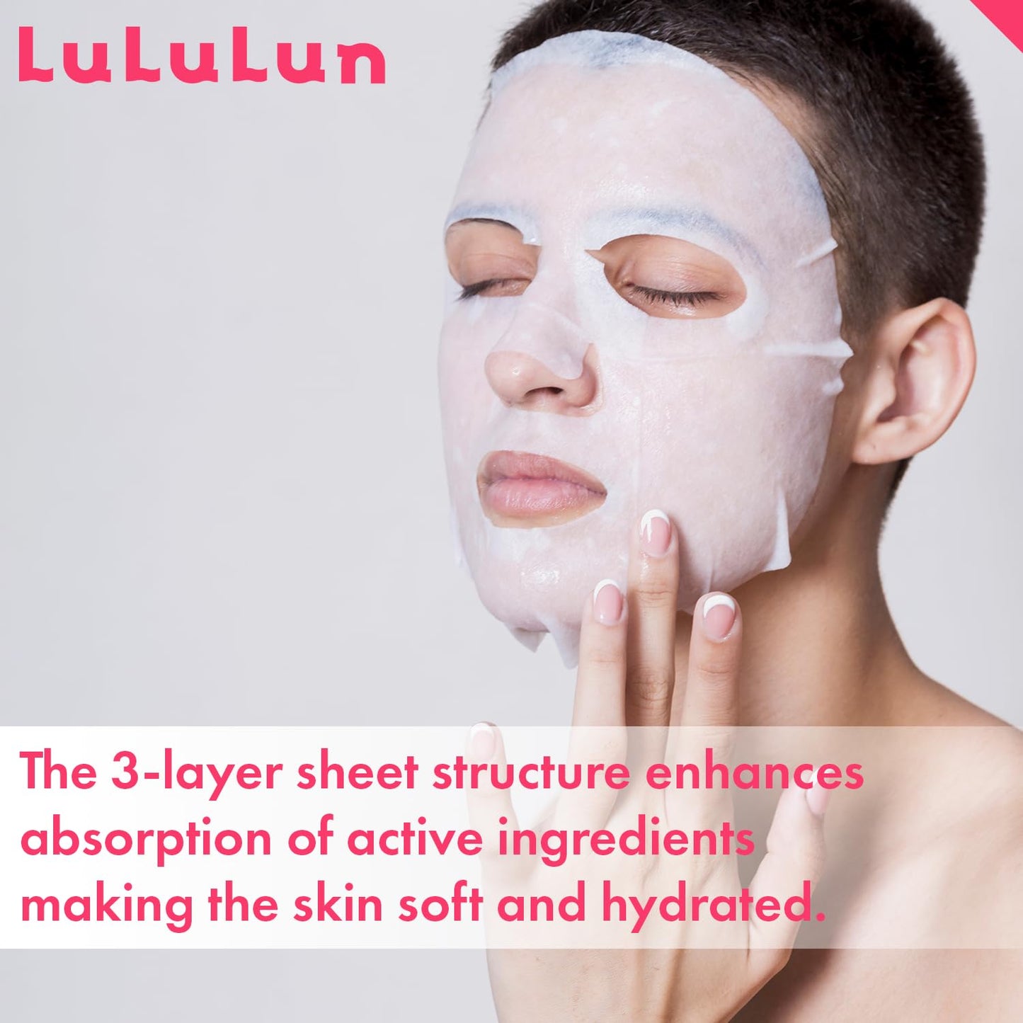Lululun Anti Aging Face Mask for Women 32 Sheet, Daily Face Mask Skin Care & Moisturizing FACE MASK with Rice Extract, Collagen& Honey, Japanese Face Mask Sheet & Facial Sheet Mask, PRECIOUS MOIST