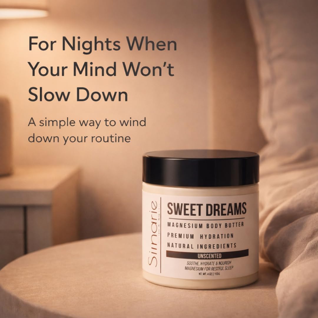 Magnesium Body Butter - Emulsified Mango Butter with Natural Ingredients - 4 oz.
