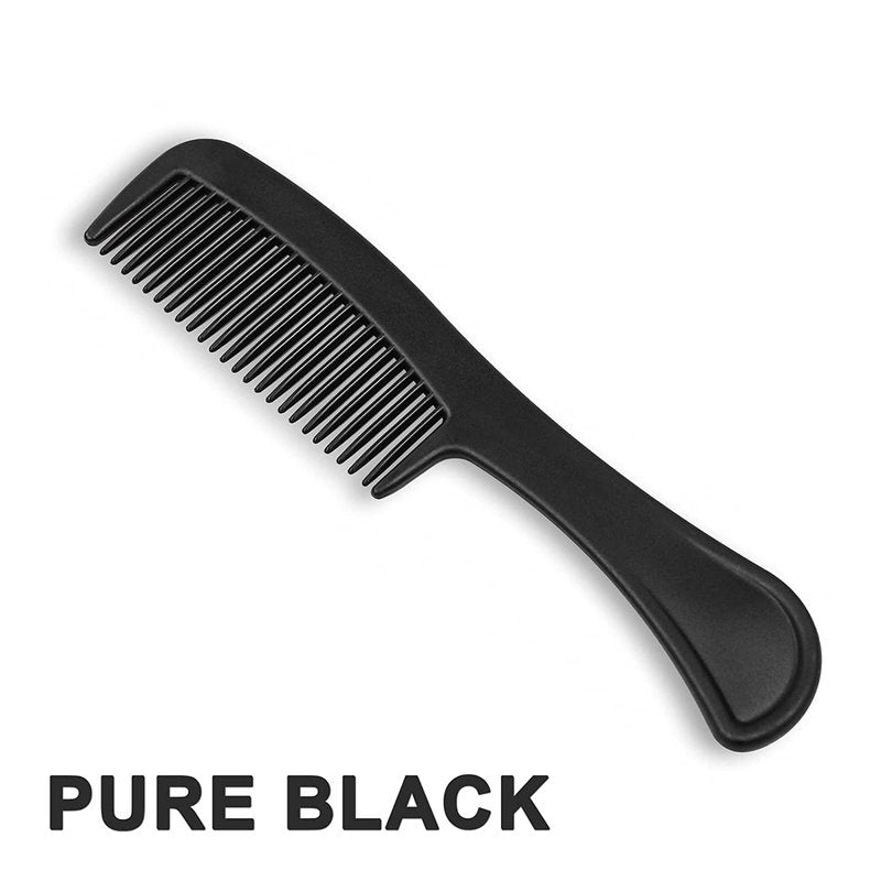 HQSLsund 200 pcs Combs, Polypropylene (PP) Hair Combs in Bulk, Individually Wrapped for Women, Kids, Hotel, Airbnb, Shelter/Homeless/Nursing Home/Charity/Church(Black,200)