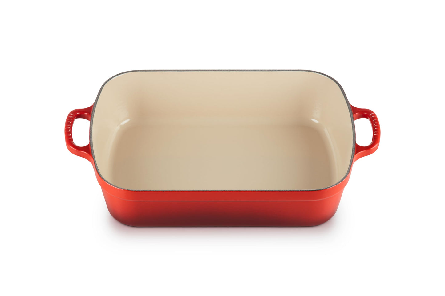 Le Creuset Enameled Cast Iron Signature Rectangular Roaster, 5.25 qt. (9.8" x 13"), Cerise
