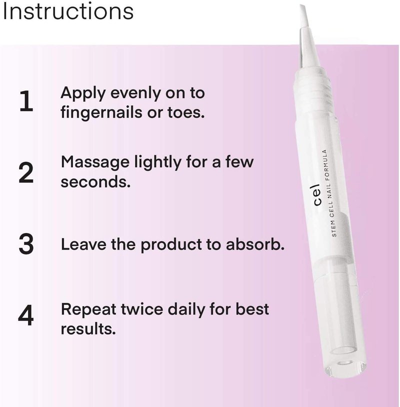 Cuticle Oil Pen - Nail Strengthener & Repair Serum for Damaged Nails | Nourishes Cracked Cuticles - Set of 2