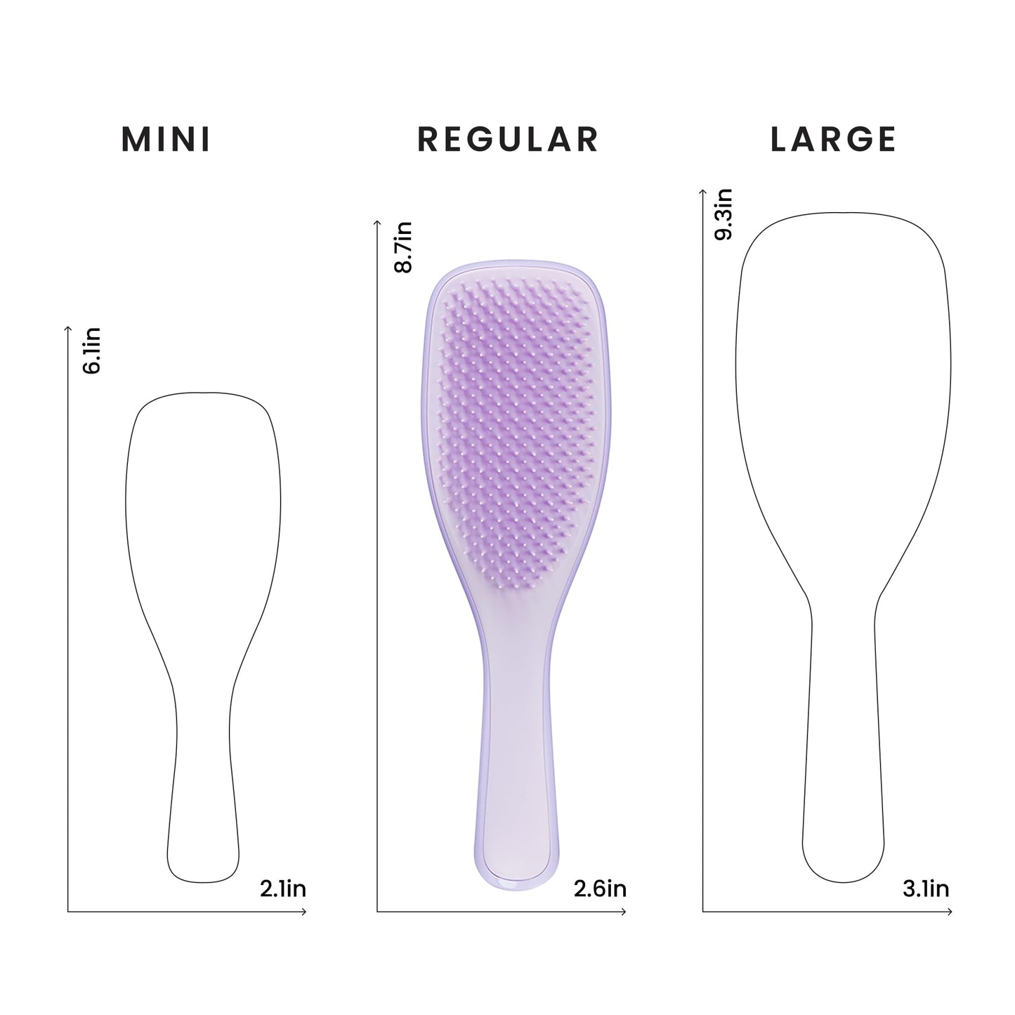 Tangle Teezer Fine & Fragile Ultimate Detangler Brush, Dry & Wet Hair Brush to Detangle & Reduce Breakage