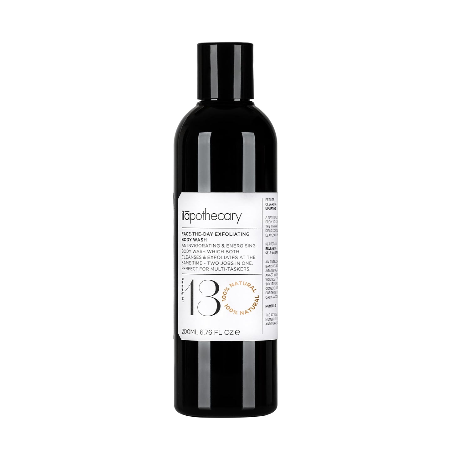 ilapothecary Face-The-Day Exfoliating Body Wash - Invigorating and Moisturizing Body Soap - Rich in Antioxidants - Gluten Free - No Alcohol - 6.76 oz