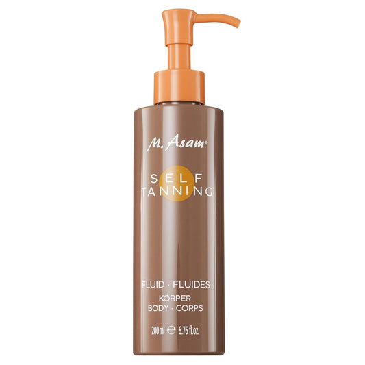 M. Asam Self Tanning Fluid - Natural-Looking Body Self-Tanner | 6.76 Fl Oz, Moisturizing Formula for Long-Lasting Tan