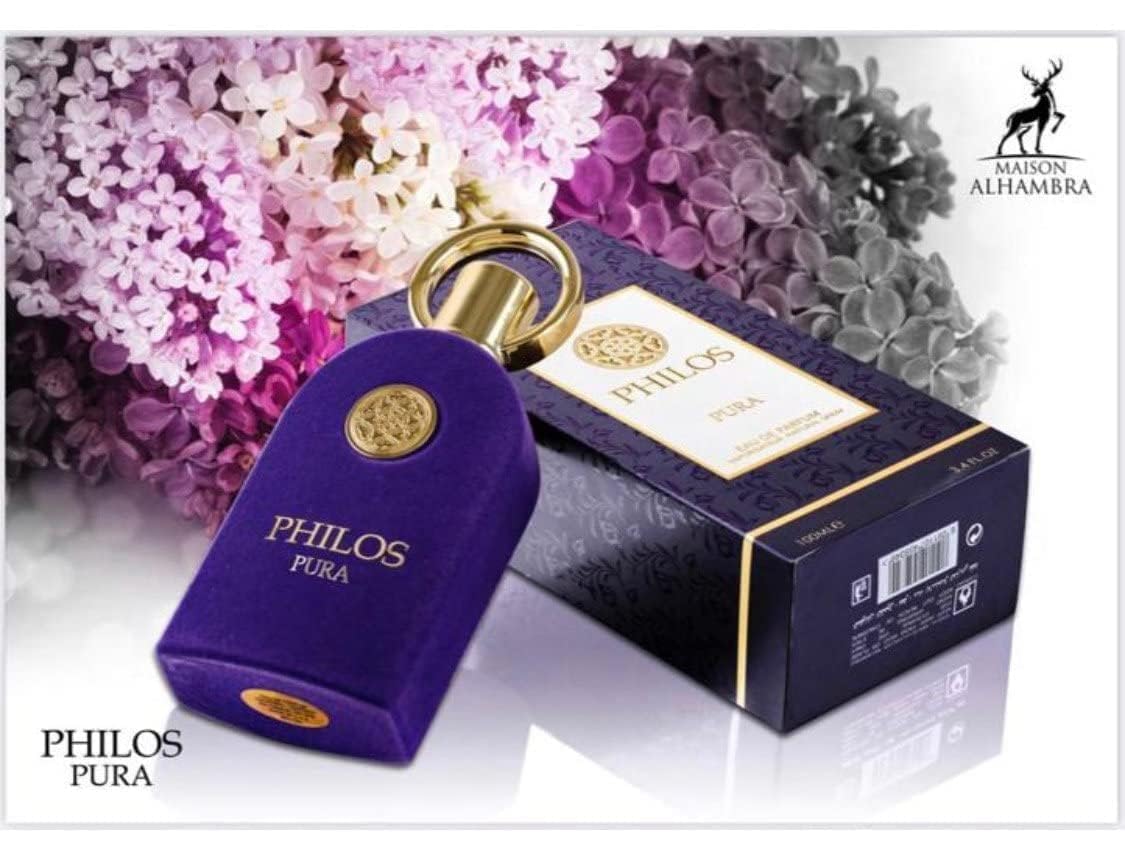 Philos Pura by Maison Alhambra for Men - 3.4 oz EDP Spray