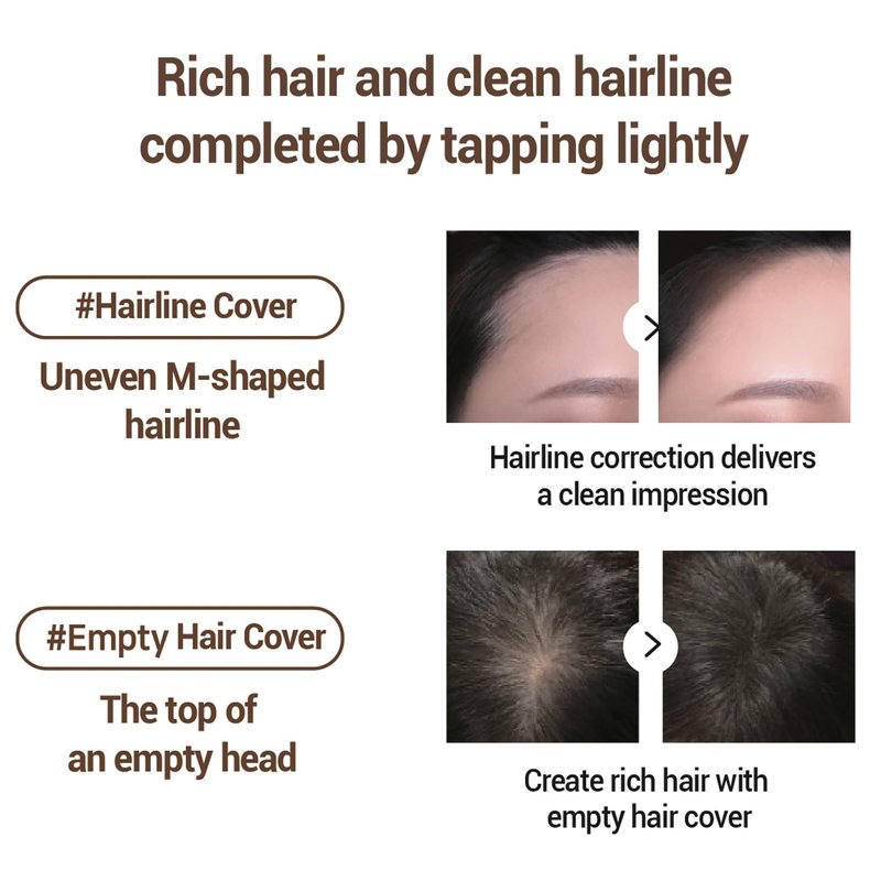 Daeng Gi Meo Ri - Ki Gold Quick Hair Cover Cushion (Natural Brown)