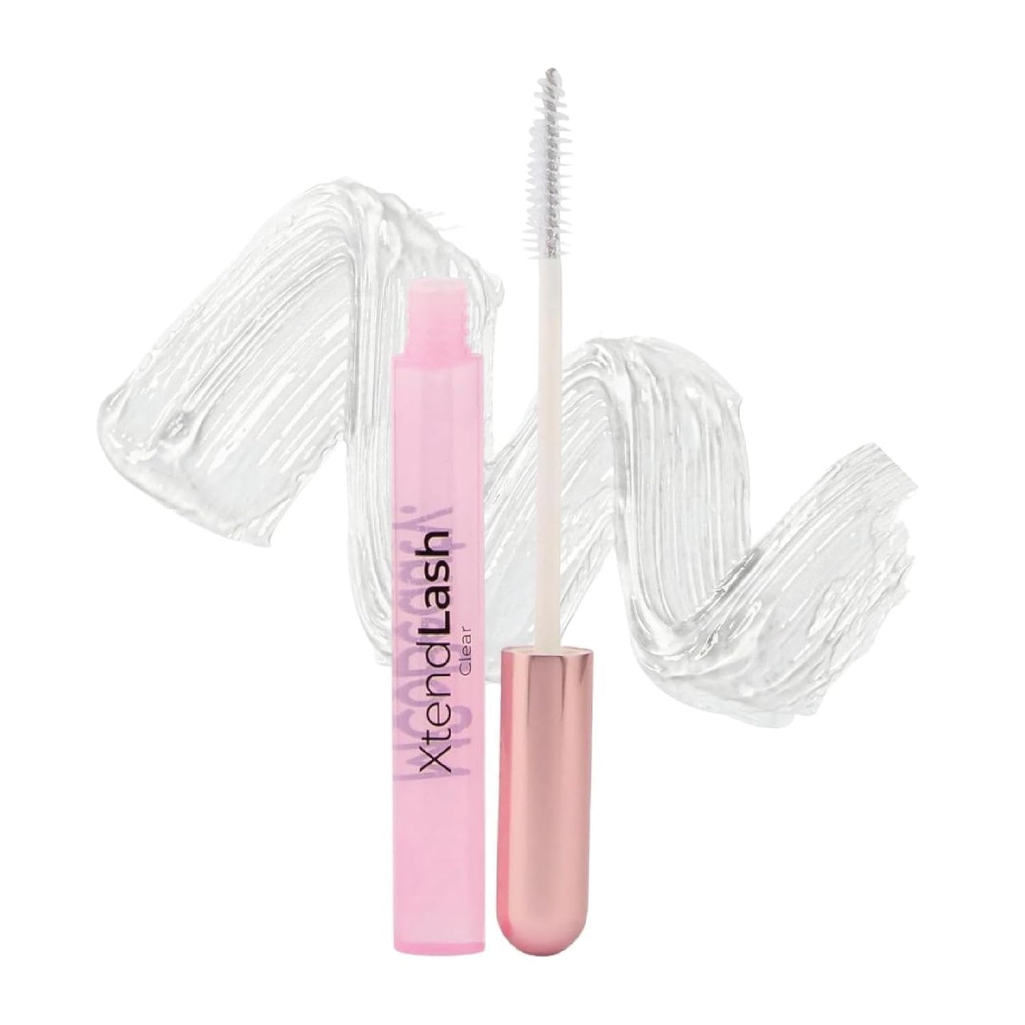 XtendLash Clear Tubing Mascara - Lengthening & Glossy Shine, Water-Resistant | Flake-Free, Vegan, Sensitive Eyes