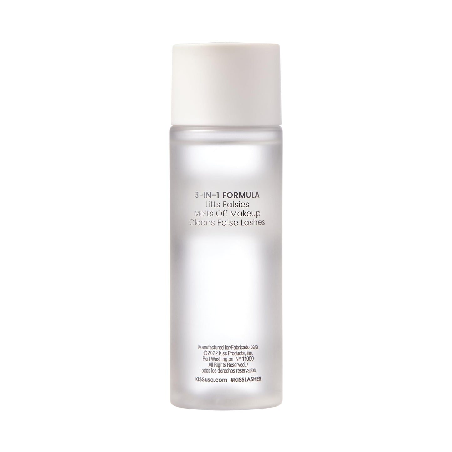 KISS Lash Purify Eye Makeup Remover & False Eyelash Cleanser/Conditioner, Gentle 3-in-1 Formula Removes Lash Glue & Waterproof Makeup, Net Wt. 50 ml (1.69 US fl. oz.) (Pack of 2)