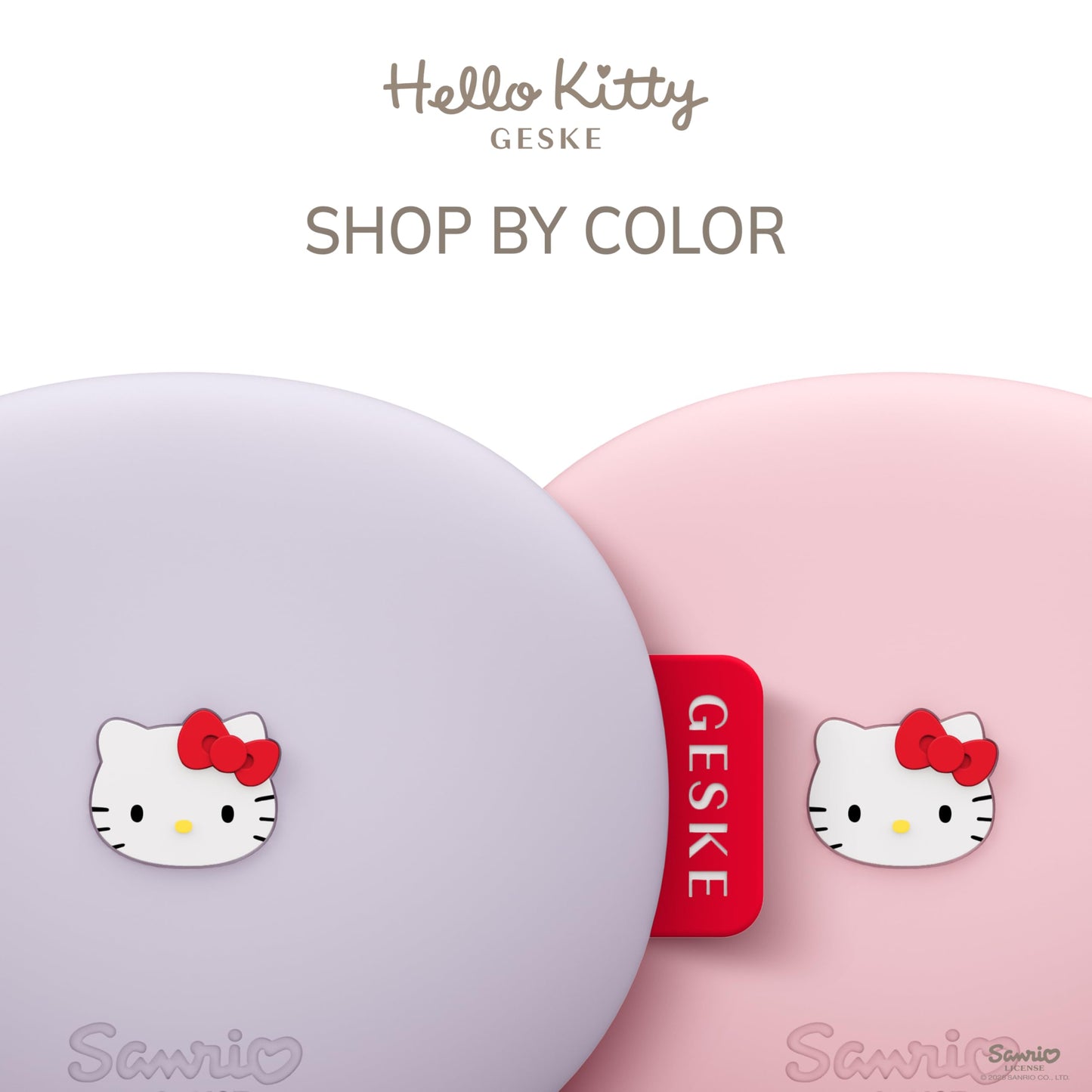 GESKE x Hello Kitty SmartAppGuided Facial Cleansing Brush | 3 in 1 | Gentle Cleansing