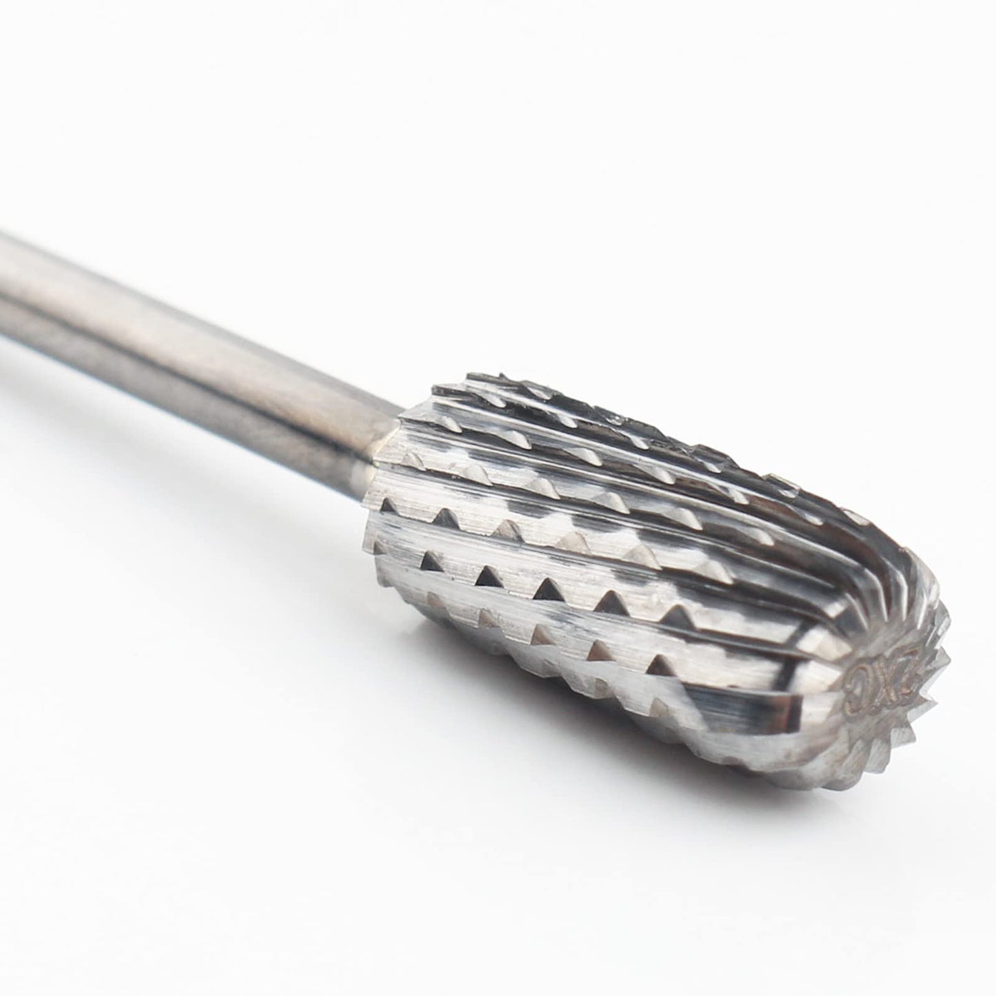 QUNZHAO Nail Drill Bits Dust Droof Bit Tungsten Steel Fast Remove Acrylic or Hard Gel 3/32" Shank - Manicure, Nail Art, Drill Machine Accessories (2X Extra coarse-2XC, Silver)
