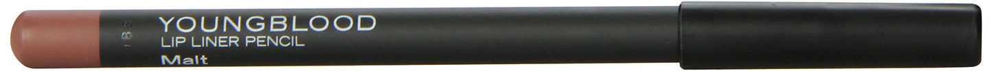 Youngblood Clean Luxury Cosmetics Lip Liner Pencil, Malt | Long Lasting Creamy Matte Lip Liner Pencil | Cruelty Free, Paraben Free, Gluten Free, Vegan (Pack of 2)