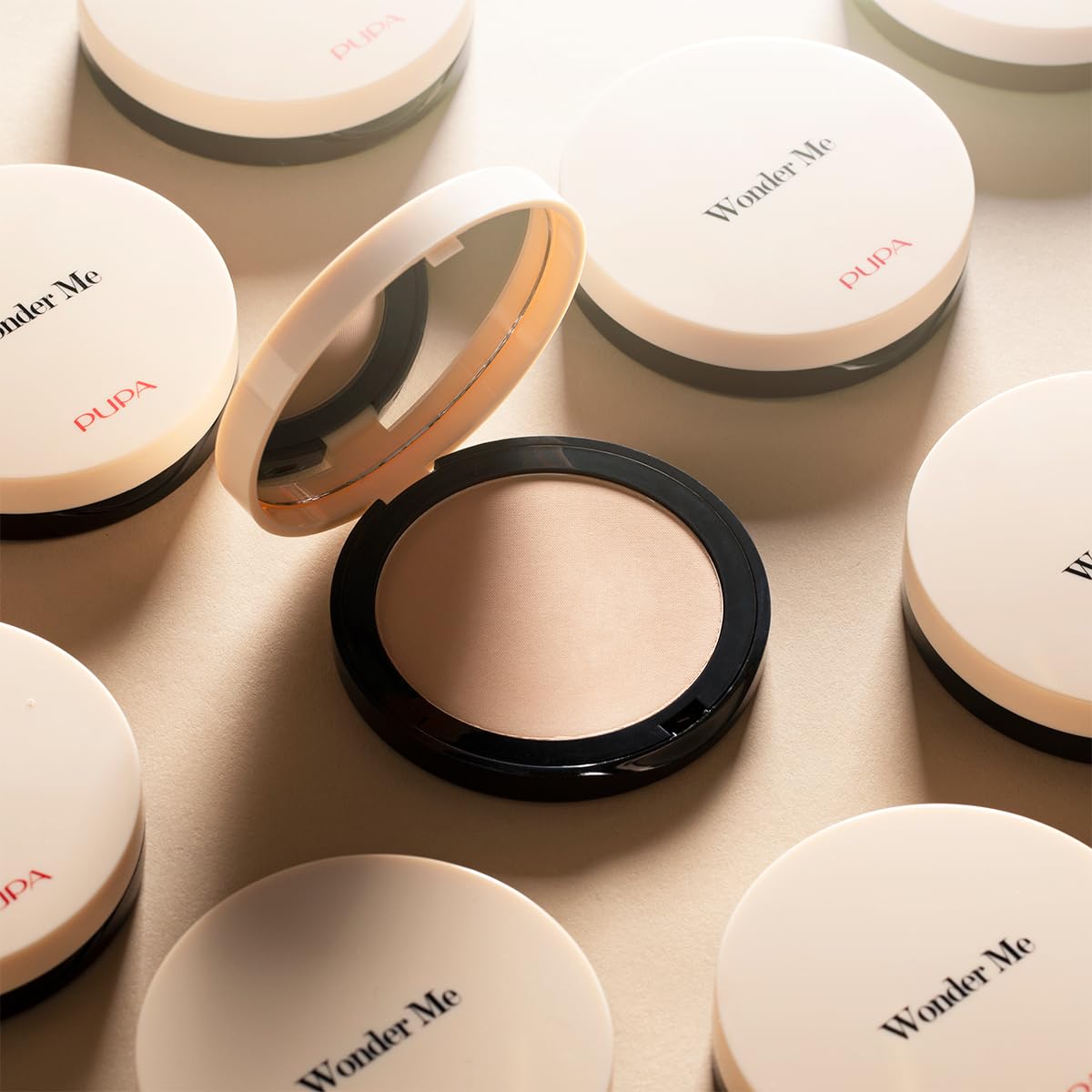 Pupa Milano Wonder Me Setting Powder - Reduces Pores & Smooths Skin Texture | Talc-Free, 010 Ivory, 0.22 oz
