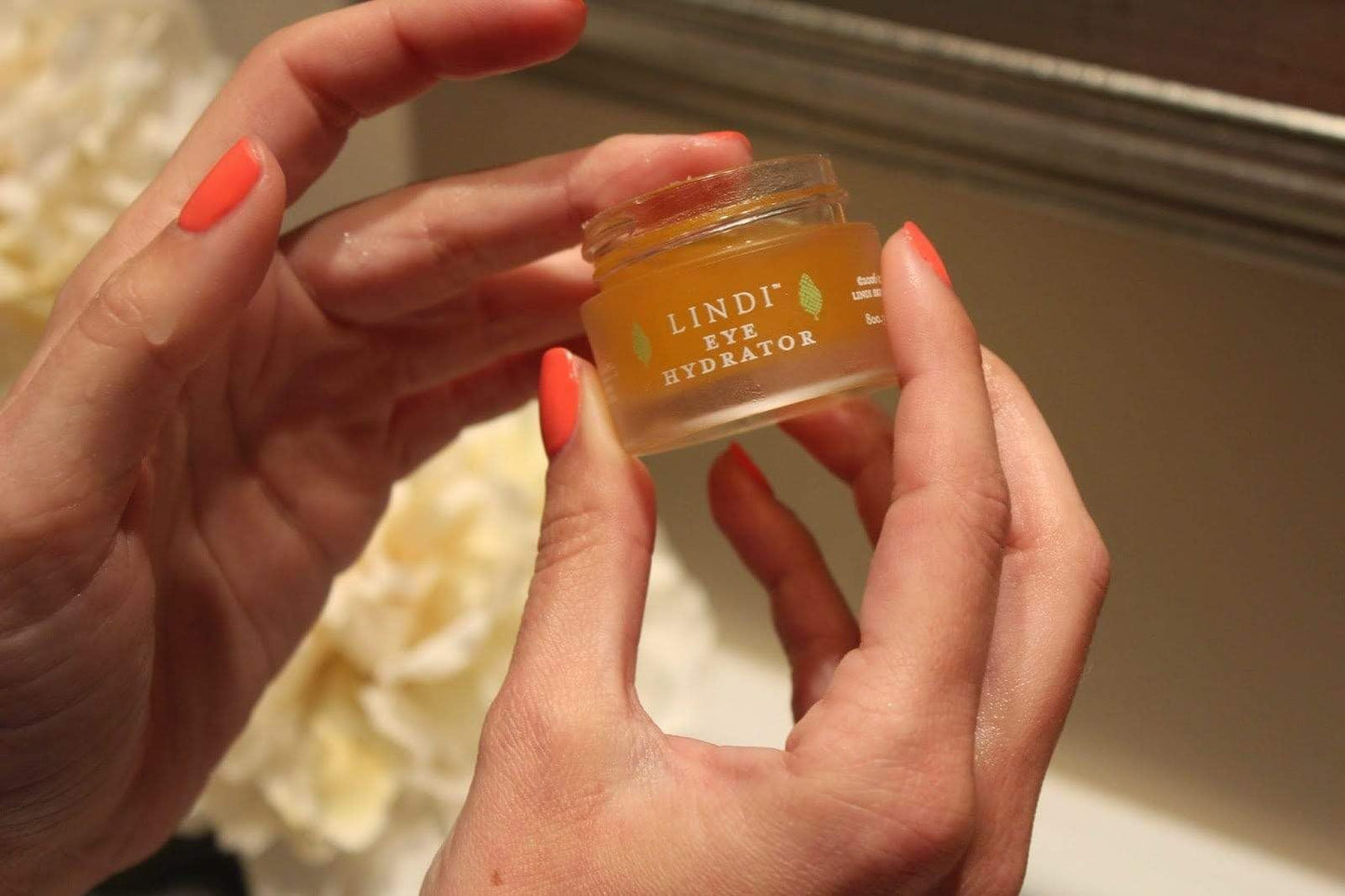 Lindi Skin Eye Hydrator - Reduces Dark Circles, Puffiness, and Hydrates Skin - Remove Signs of Tiredness & Stress From Your Eyes - Dermatologist Tested Skin Care for Sensitive Skin (0.5 fl oz)