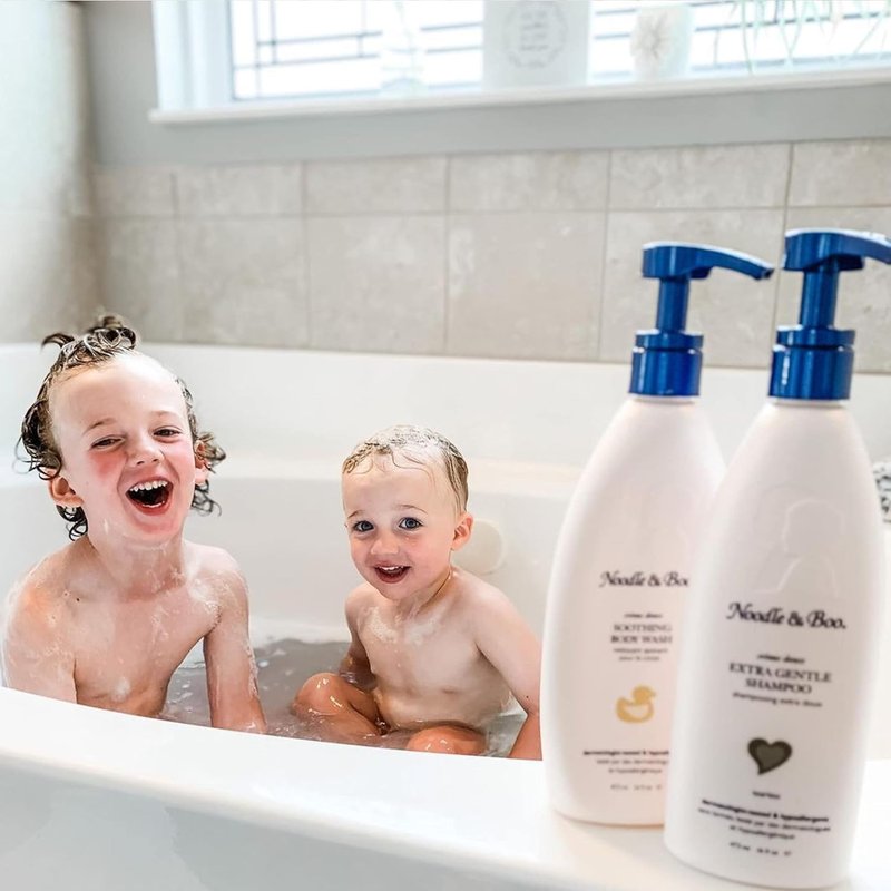 Noodle & Boo Soothing Baby Body Wash for Gentle Baby Care, 2 Piece Set