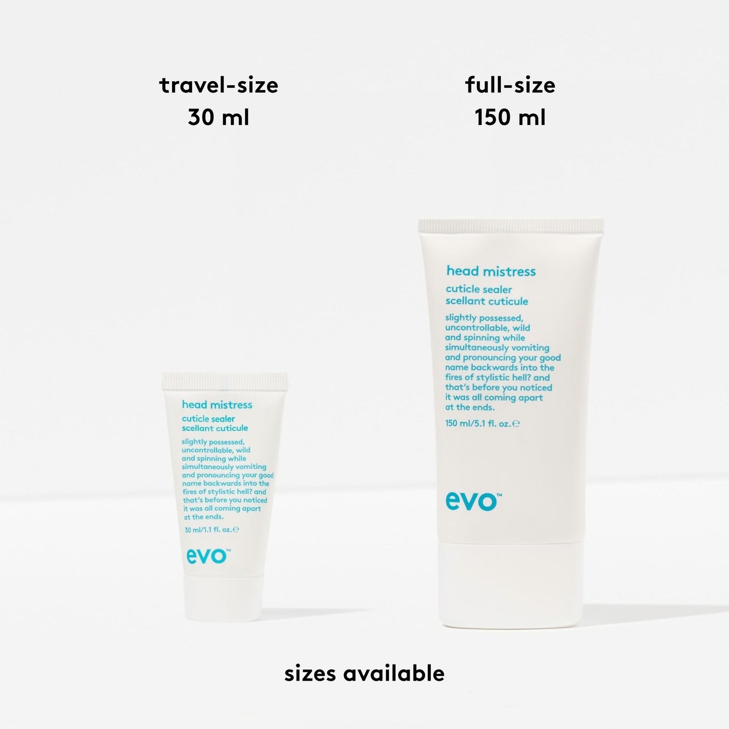 EVO Head Mistress Multi-Purpose Hair Styling Cream for All Hair Types - Anti Frizz, Blow-Dry Heat Protectant - 5.07 fl oz