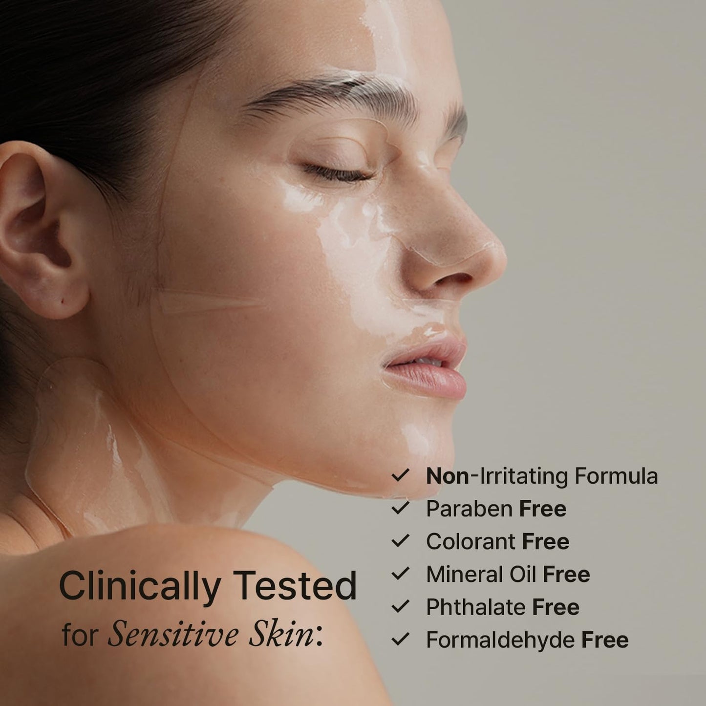 HOUSE OF B High-Purity Glutathione Face Film, 2-Step Overnight Collagen Hydrogel Face Mask for Glass Skin Glow, Elasticity, Hydrating, Firming, Moisturizing, Anti Aging, Korean Skin Care 3g+22g x 12ea