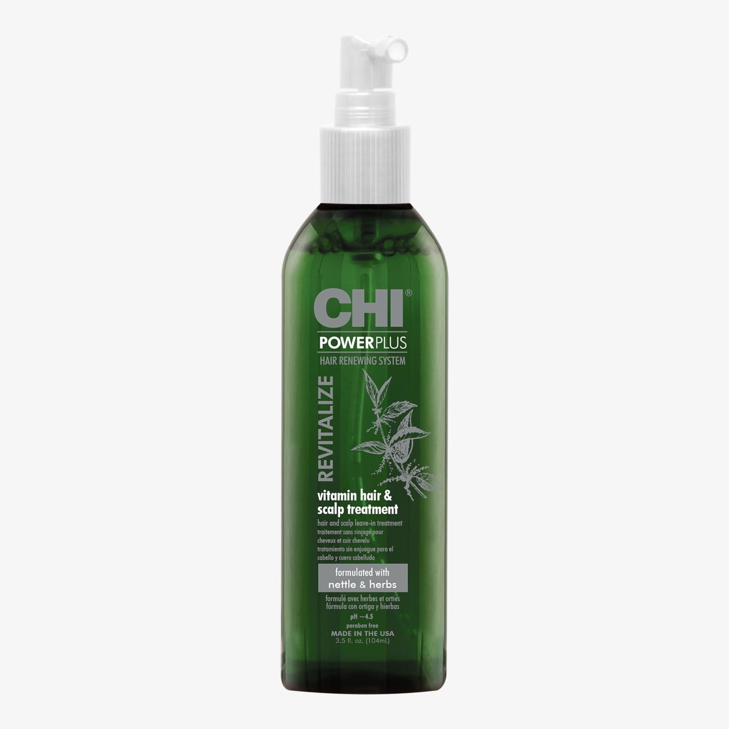 CHI PowerPlus Revitalizing Hair Treatment, Relieves Tightness & Dryness, Made With Botanicals & Vitamins to Nourish, Balance & Stimulate Scalp, 3 Oz