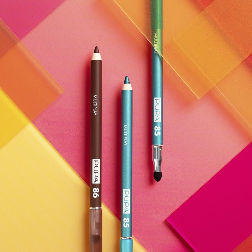 Pupa Milano Multiplay Eye Pencil - Vibrant Violet Eye Liner for Sensitive Eyes - 0.04 oz