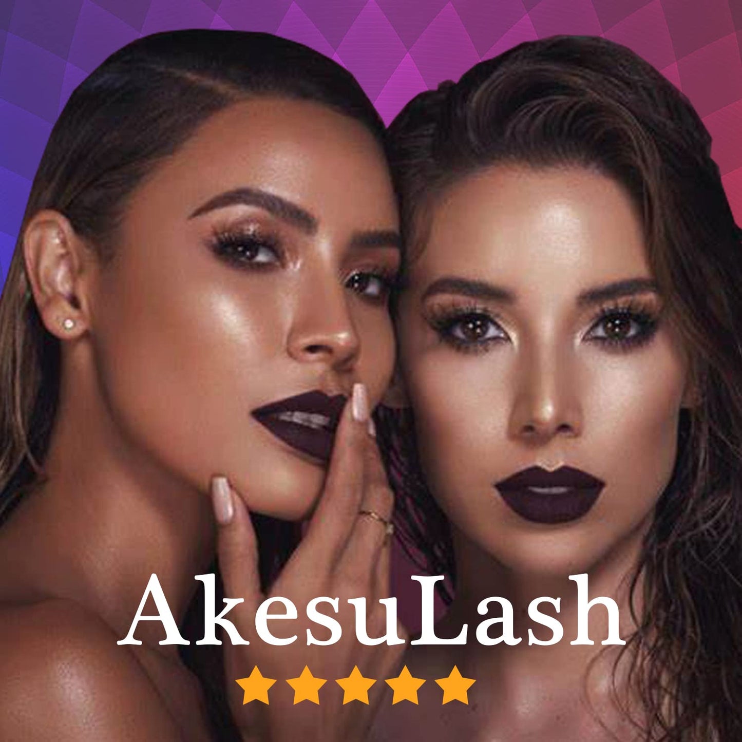 AkesuLash Eyelashes Magnetic Lashes with Eyeliner,10 Pairs Reusable Full Volume Cat Eye Magnetic Eyelash kit with Applicator - Upgraded Long Lasting,Natural Looking,- Easy Magnetized Eyelash