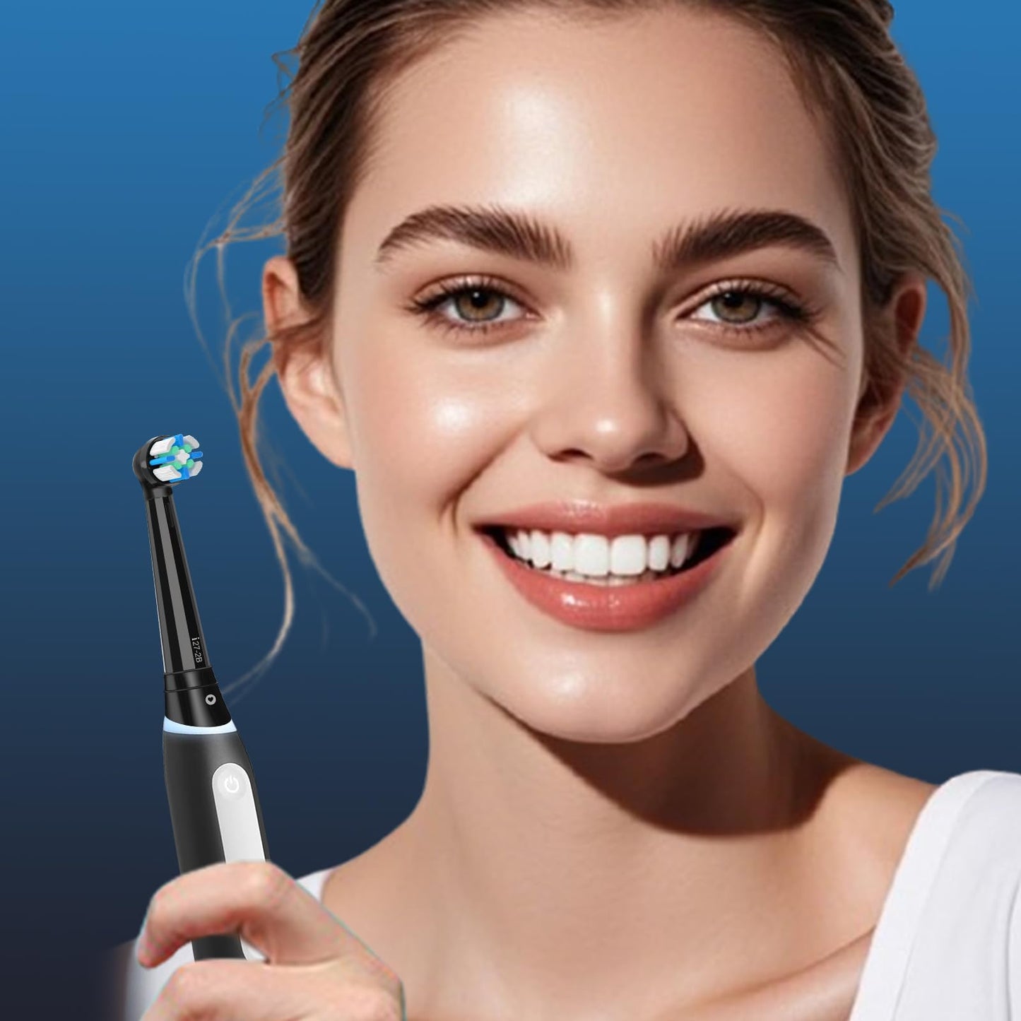 12PCS IO Replacement Heads Compatible with Oral B IO 2/3/4/5/6/7/8/9/10/Deep Clean Series Electric Toothbrush, Brush Heads Compatible with Oral B IO for Teeth Cleaning and Gum Protection (Black/White)