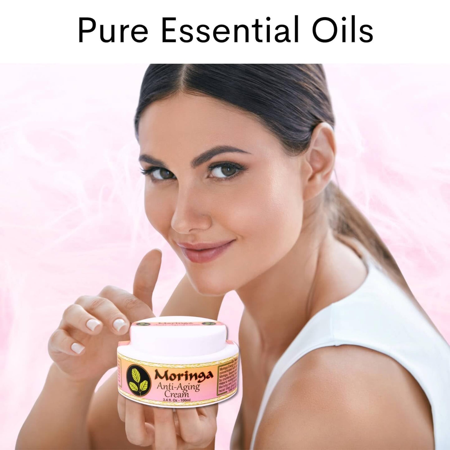 Moringa Anti Aging Cream 13 Natural Herbs with skin loving Antioxidants 3.4 oz