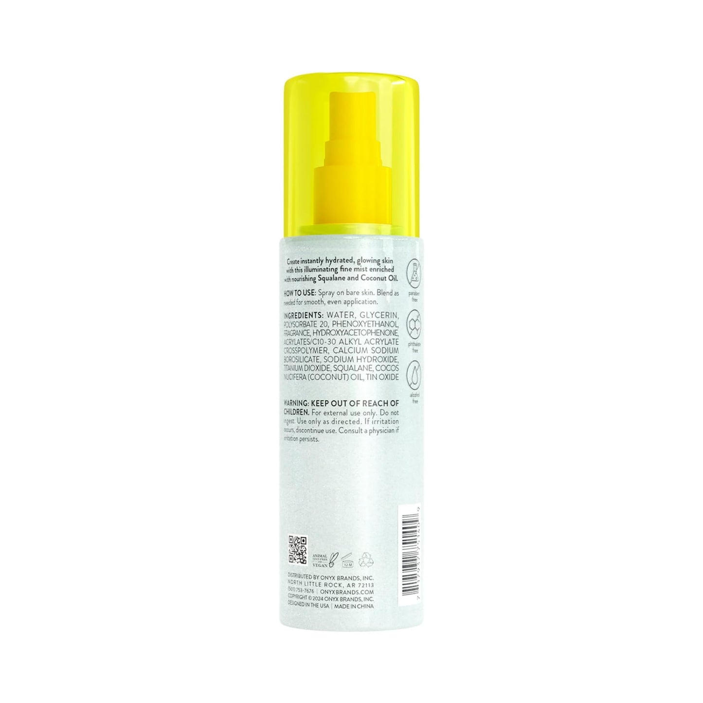 (Pack of 2) Hydrating Shimmer Hair + Body Mist, Coconut Bliss, 6.5 Fl Oz, Scent Notes: Vanilla, Made With Plant-Based Squalane And Coconut Oil